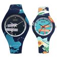 Zoop By Titan Mini Me Collection (Parent and Child) Quartz Analog Multicoloured Dial With Silicone Strap Watch - image number 0