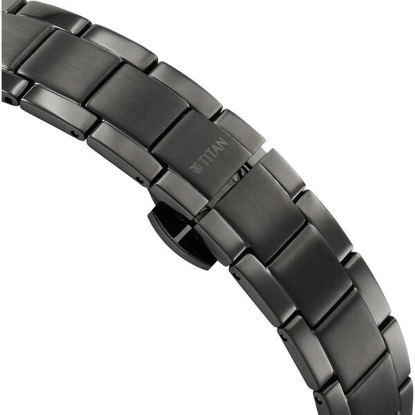 Edge Velora Quartz Analog Grey Dial Grey Stainless Steel Strap Watch For Women - image number 4
