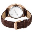 Titan Regalia Arc Analog with Day Date Second Subdial and Silver Dial Brown Leather Strap Watch for Men - image number 5