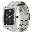 Titan Rectangle Black Dial Analog with Day and Date Stainless Steel Strap Watch for Men - image number 1