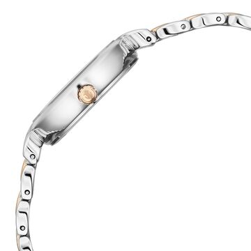 Titan Workday Edit Quartz Analog Mother Of Pearl Dial Two Toned Stainless Steel Strap Watch For Women