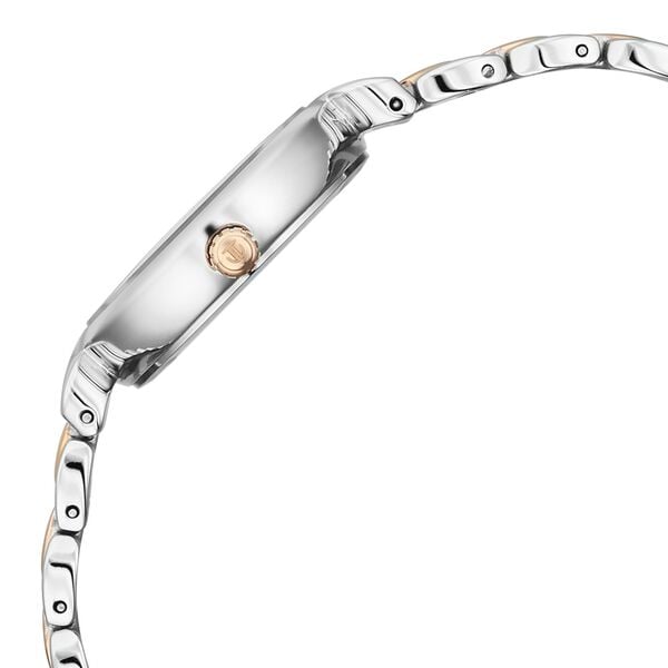Titan Workday Edit Quartz Analog Mother Of Pearl Dial Two Toned Stainless Steel Strap Watch For Women - image number 4