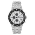 Titan Quartz Chronograph White Dial Stainless Steel Strap Watch for Men