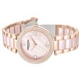 Kenneth Cole Quartz Analog Pink Dial Pink Stainless Steel & Ceramic Strap Watch For Women - image number 2