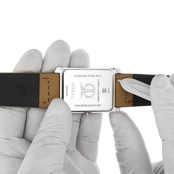 24 mm Brown Genuine Leather Straps for Men - image number 5