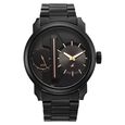 Fastrack Pulse IV Dual Time Analog Watch with Black Dial & Black Stainless Steel Strap For Guys - image number 0