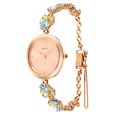 Titan Nebula Jewels 18k Rose Gold Analog with Diamonds studded Indices Watch for Women - image number 2