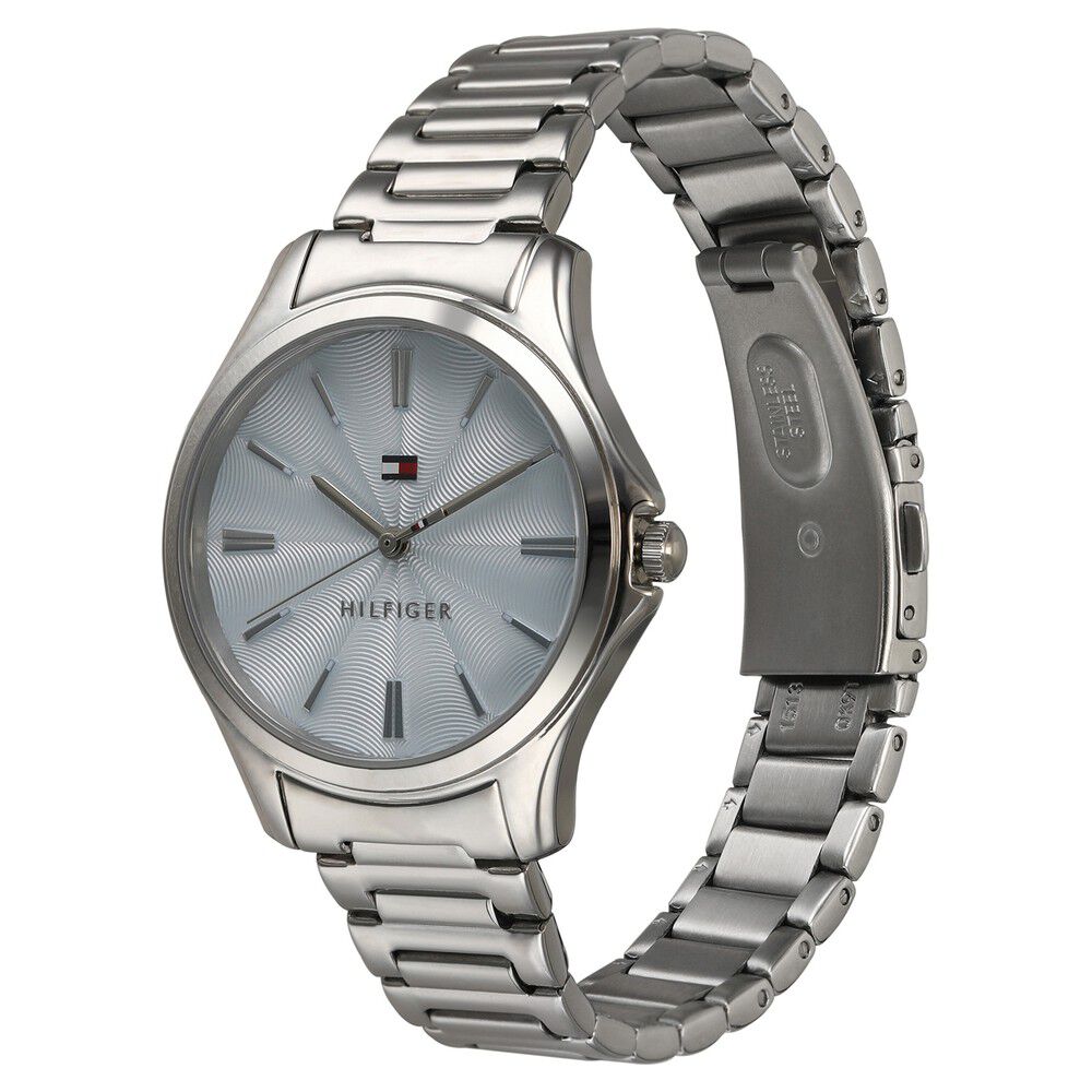 Buy Online Tommy Hilfiger Quartz Analog Blue Dial Stainless Steel Strap Watch for Women ncth1781949w Titan