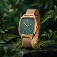 Fastrack Wild Quartz Analog Green Dial Rose Gold Stainless Steel Strap Watch For Girls - image number 1