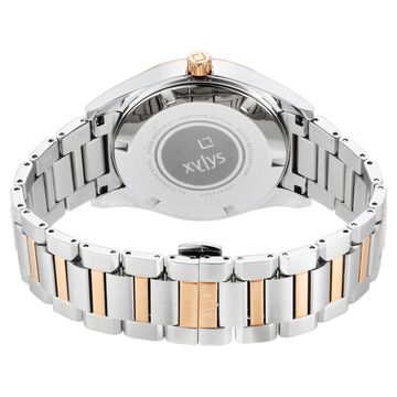 Xylys Swiss Multifunction Two Toned Stainless Steel Strap White Dial Watch For Men