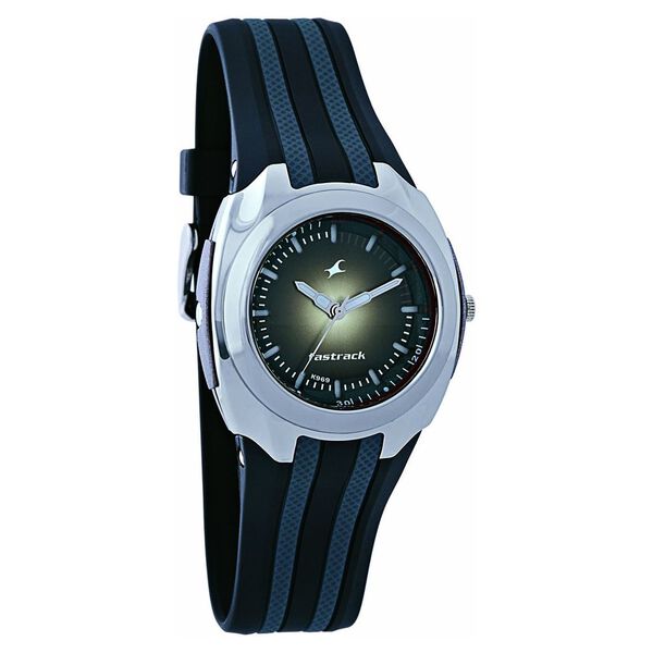 Fastrack Quartz Analog Black Dial Plastic Strap Watch for Guys - image number 0