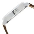 Fastrack Bold Quartz Analog White Dial Leather Strap Watch for Guys - image number 3