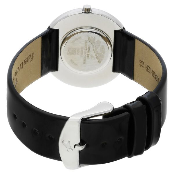 Fastrack Quartz Analog Black Dial Leather Strap Watch for Girls - image number 4
