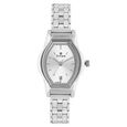 Titan Quartz Analog Silver Dial Stainless Steel Strap Watch for Women