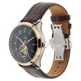 Titan Magnate Automatic Blue Dial Brown Leather Strap Watch For Men - image number 2