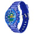 SF Quartz Analog Digital Blue Dial TPU Strap Watch for Men - image number 1