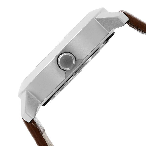 Fastrack Quartz Analog White Dial Leather Strap Watch for Guys - image number 2