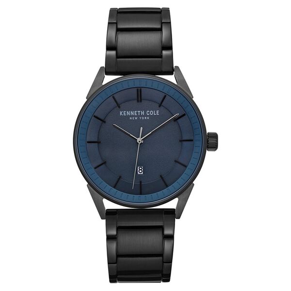 Kenneth Cole Quartz Analog with Date Blue Dial Stainless Steel Strap Watch for Men - image number 0
