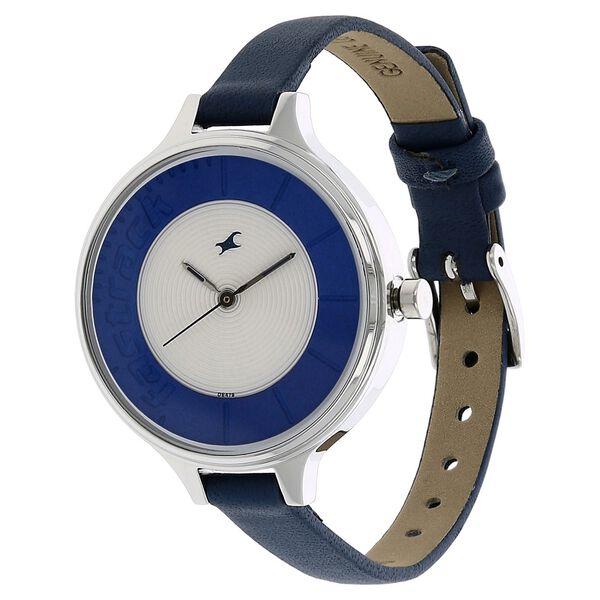 Fastrack Quartz Analog Bicolour Dial Leather Strap Watch for Girls - image number 1