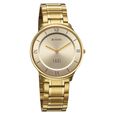 Titan Edge Gleam Quartz Analog Champagne Dial Golden Stainless Steel Strap Watch For Men - image number 1