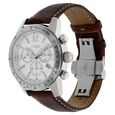 Xylys Swiss Chronograph Red Leather Strap and White Dial Watch For Men - image number 1