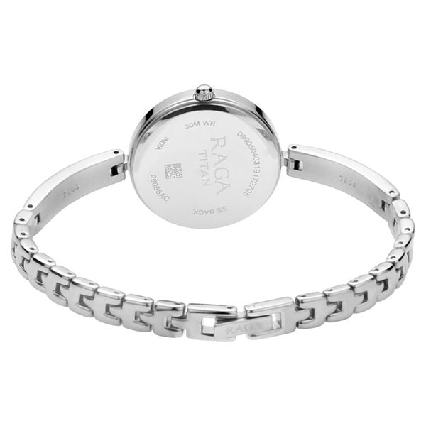 Titan Raga Viva Grey Dial Women Watch With Metal Strap - image number 4