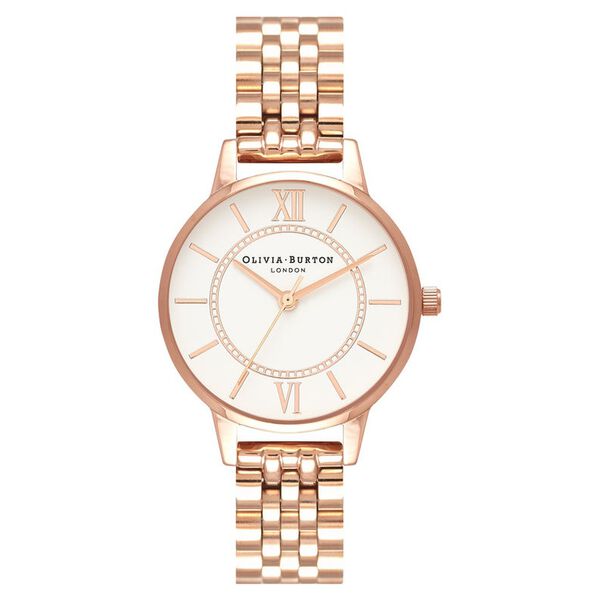 Olivia Burton Quartz Analog White Dial Stainless Steel Strap Watch for Women - image number 0