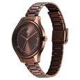 Fastrack Stunners Quartz Analog Brown Dial Brown Metal Strap Watch For Girls - image number 2