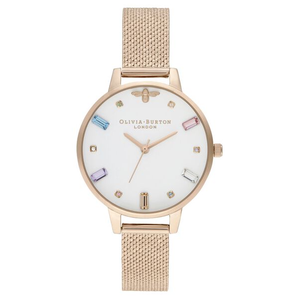 Olivia Burton Quartz Analog White Dial Stainless Steel Strap Watch for Women - image number 0
