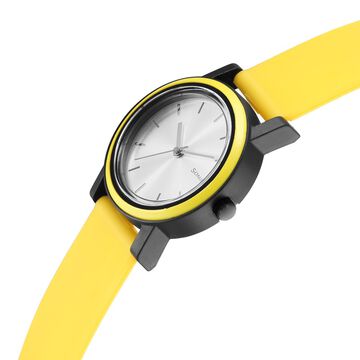 Sonata Pop Silver Dial Women Watch With Polyurethane Strap
