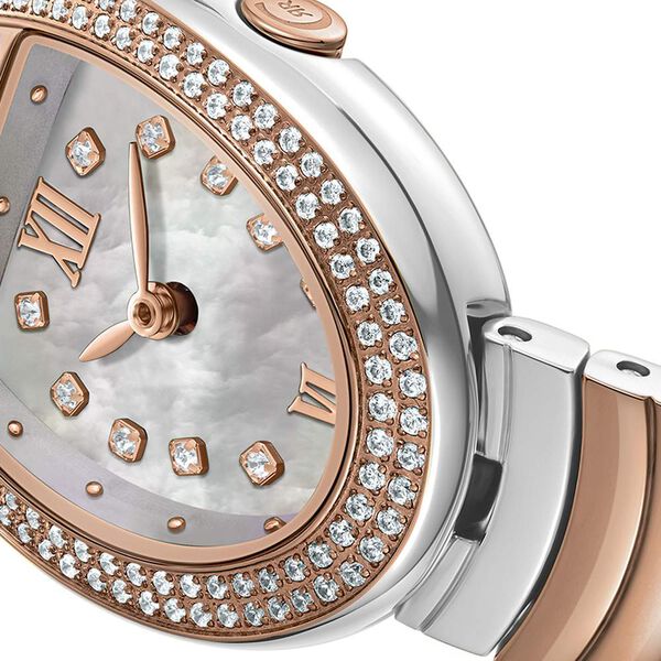 Cerruti 1881 Quartz Analog Mother of Pearl Dial Golden Stainless Steel Strap Watch For Women - image number 3