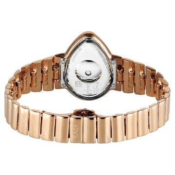Titan Raga Opalesque Quartz Analog Multicoloured Dial Rose Gold Metal Strap Watch For Women