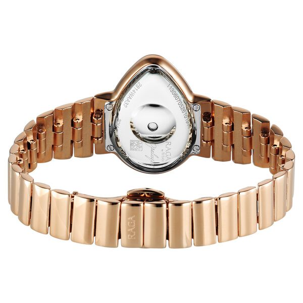 Titan Raga Opalesque Quartz Analog Multicoloured Dial Rose Gold Metal Strap Watch For Women - image number 4