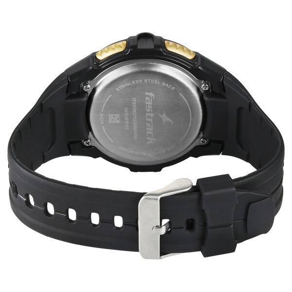 Fastrack StreetStyle Digital Dial Black Polyether Strap Watch For Unisex - image number 5