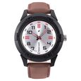 Fastrack Quartz Analog Silver Dial Leather Strap Watch for Guys - image number 1