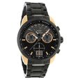 Xylys Quartz Chronograph Grey Dial Black Stainless Steel Strap Watch For Men - image number 1