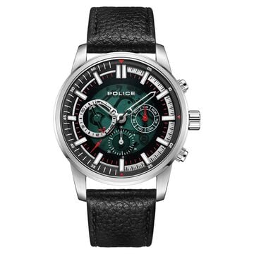 Police Multifunction Green Dial Watch for Men
