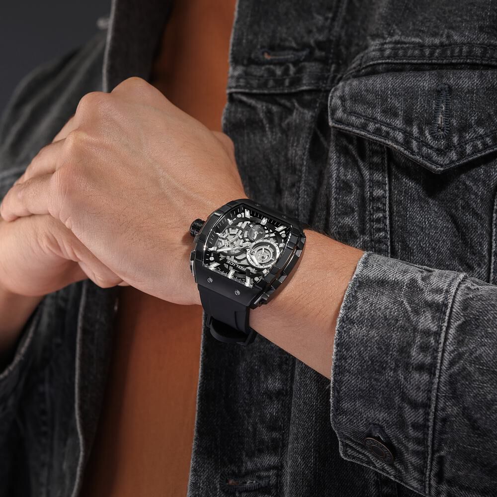 Buy Online Police Quartz Multifunction Black Dial Black Colour