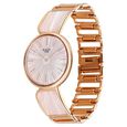 Titan Raga Power Pearls Quartz Analog Mother of Pearl Dial Rose Gold Metal Strap Watch For Women - image number 2