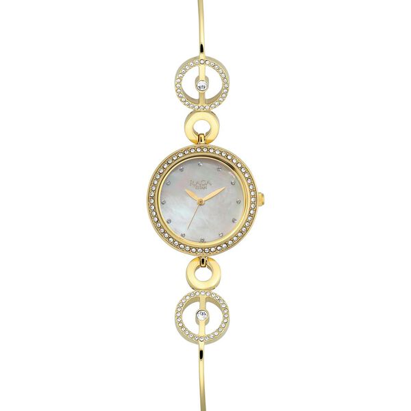 Titan Raga Mother of Pearl Dial Women Watch With Metal Strap - image number 3