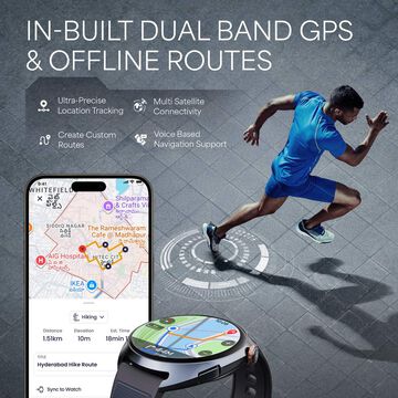 Titan Celestor 2.0 Smartwatch with 1.43" inch AMOLED Display, Training Load & Readiness, Titan Q, Dual band GPS