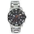 Titan Quartz Chronograph Black Dial Stainless Steel Strap Watch for Men