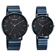 Sonata Soulmate Quartz Analog Blue Dial Blue Stainless Steel Strap Watch For Couple - image number 1