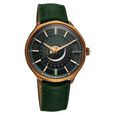 Titan Stellar Analog with Sun Moon Phase and Green Dial Green Leather Strap Watch for Men - image number 2