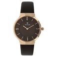 Titan Quartz Analog Black Dial Stainless Steel Strap Watch for Women