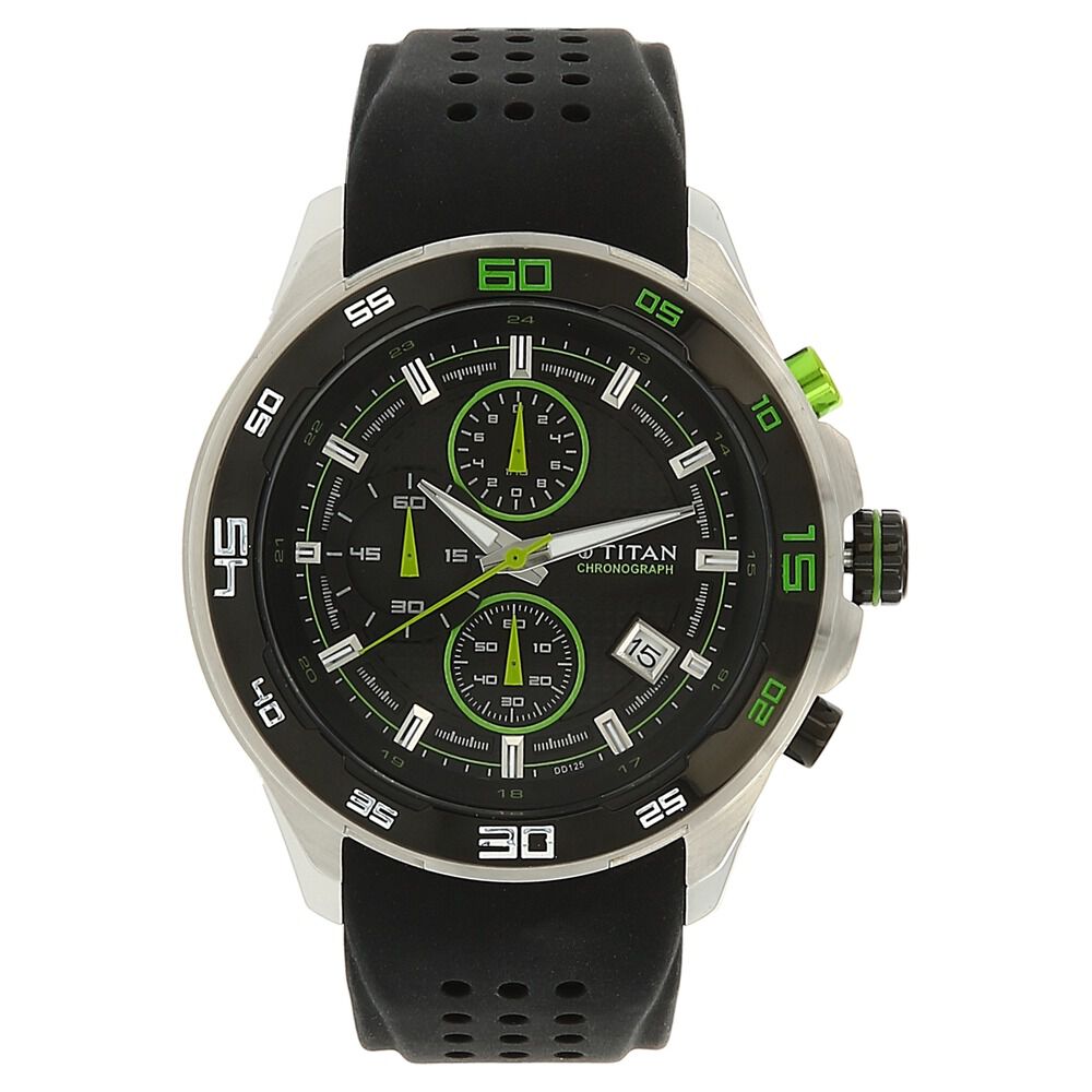 Titan silicone strap watches store