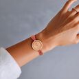Titan Nebula Ashvi 18k Solid Pink Gold Analog with Diamond and Rubies Bracelet Watch for Women - image number 6