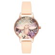 Olivia Burton Quartz Analog Rose Gold Dial Leather Strap Watch for Women - image number 0