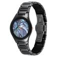 Edge Tessel Quartz Analog Black Dial Black Ceramic Strap Watch For Women - image number 2