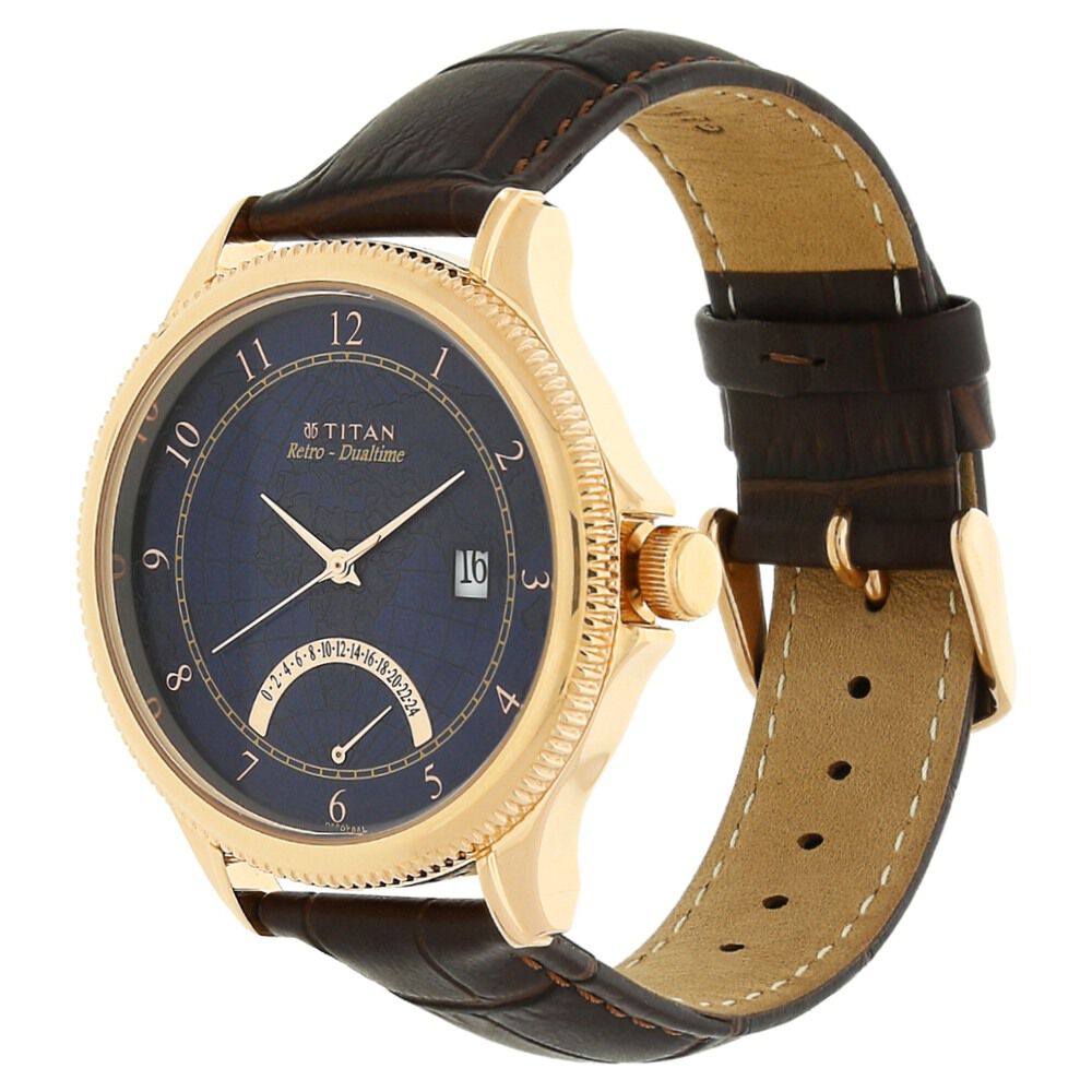 Titan retro dual time top